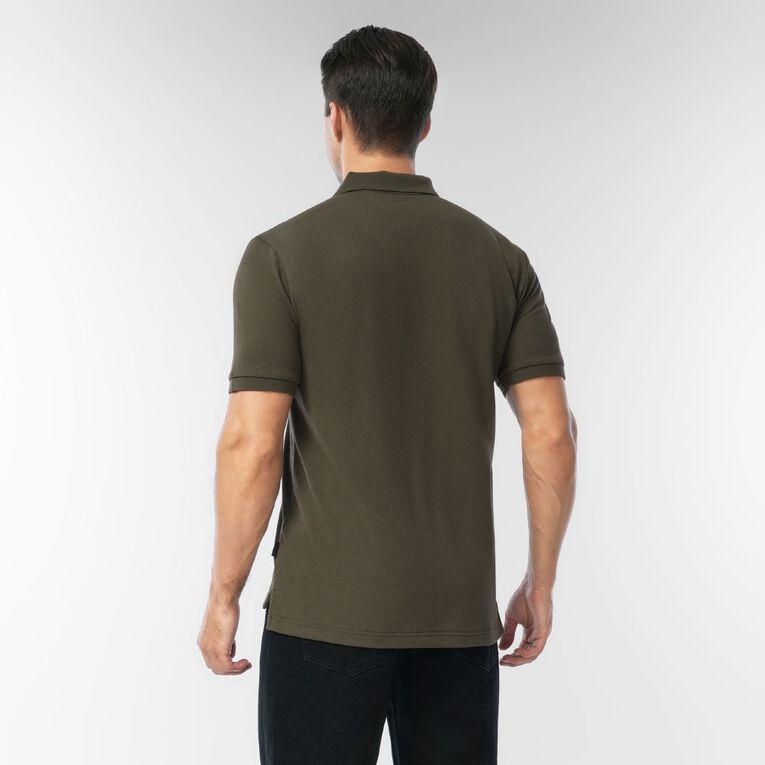 H&H Men's Pique, Green Dark, hi-res