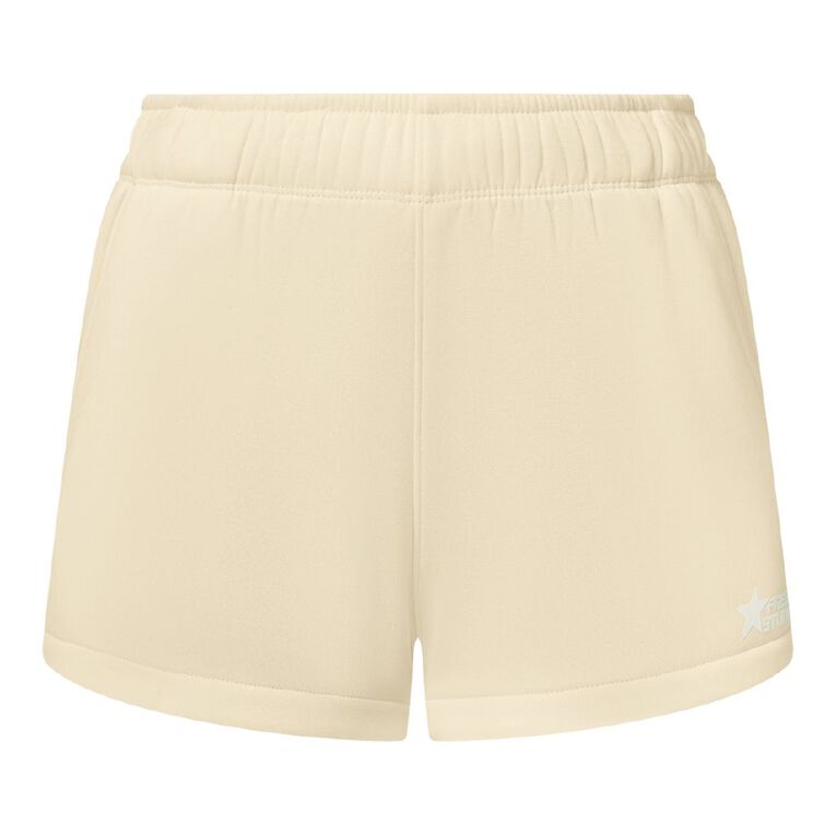 Garage Women's Fresh Fleece Short, Yellow Light, hi-res