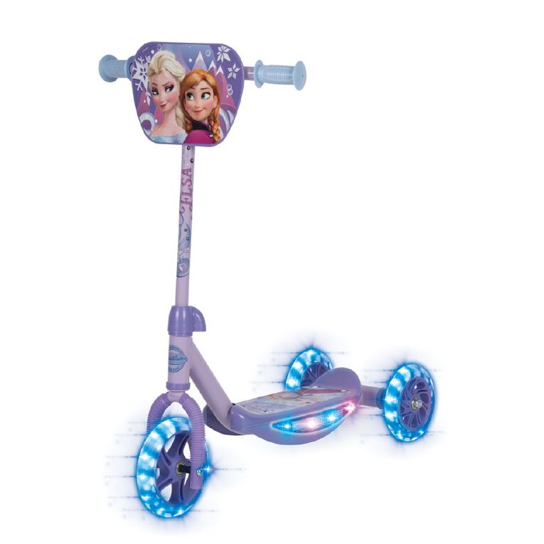 Frozen 3 Wheel Electro Light Preschool Scooter, , hi-res