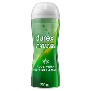 Durex Play 2-In-1 Aloe Gel Personal Lubricant 200ml
