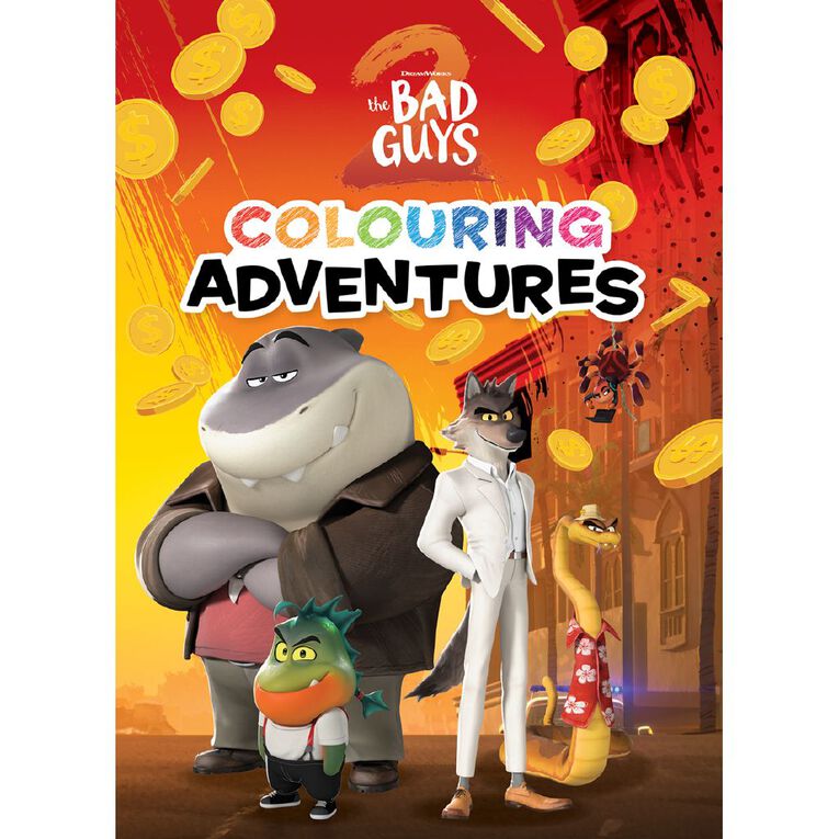 DreamWorks: The Bad Guys #2 Colouring Adventures, , hi-res
