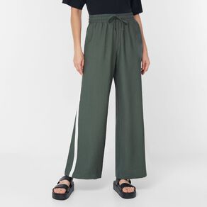 H&H Women's Wide Side Stripe Pants