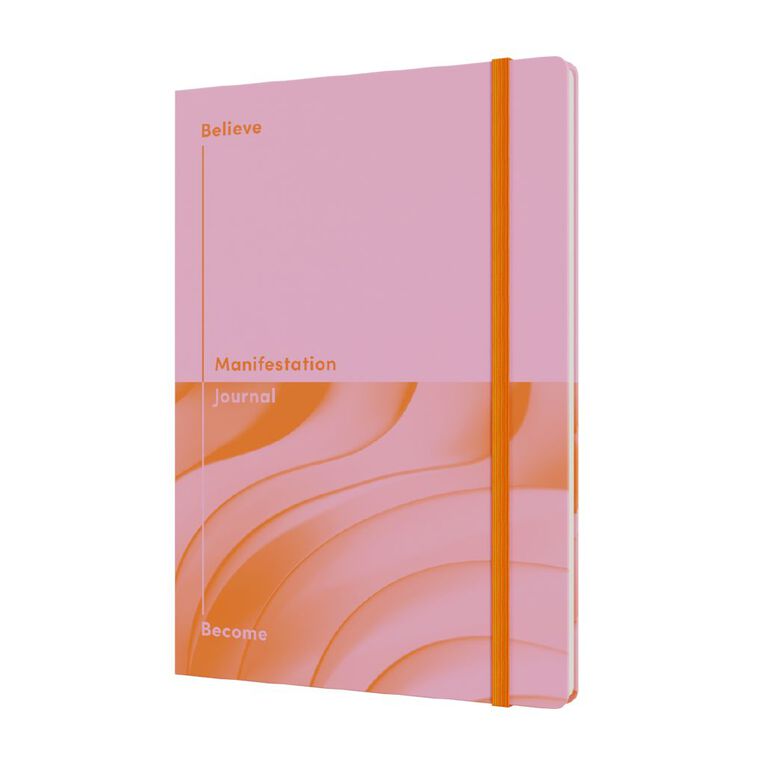 Manifestation Journal Believe & Become A5, , hi-res