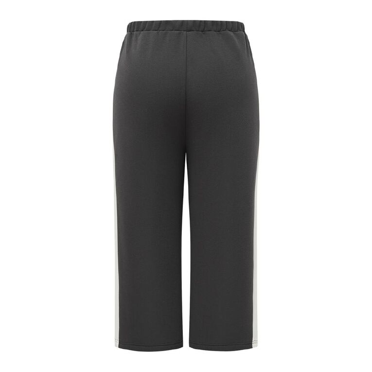 H&H Curve Women's Side Panel Sweatpants, Grey Dark, hi-res