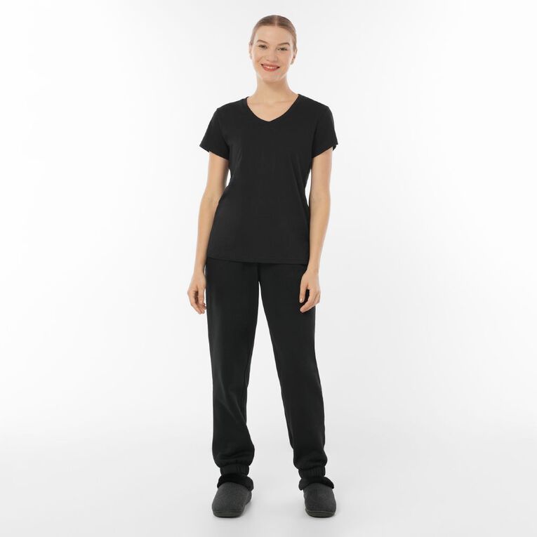 H&H Women's Essential Trackpants, Black, hi-res