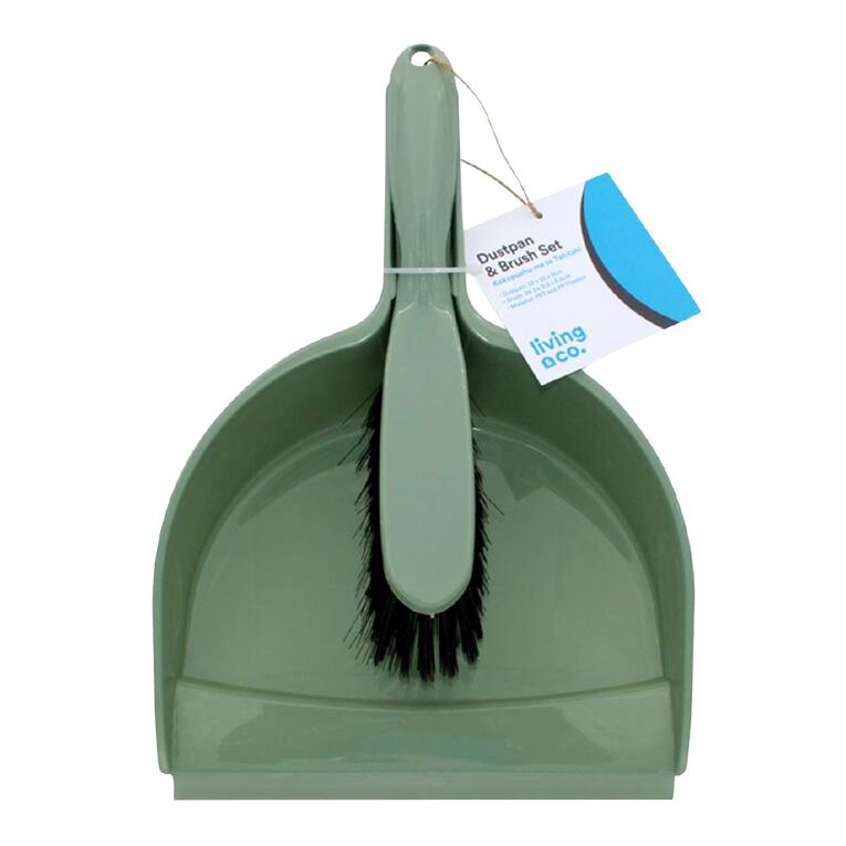 Living & Co Dustpan & Brush Assorted, , hi-res