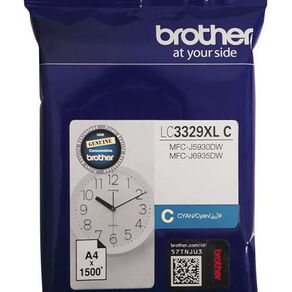 Brother Ink LC3329XLC Cyan (1500 Pages)