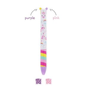 Legami 2 Colour Ballpoint Pen Unicorn