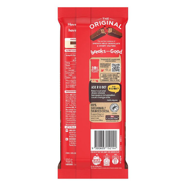 KitKat Milk Chocolate Block 160g, , hi-res