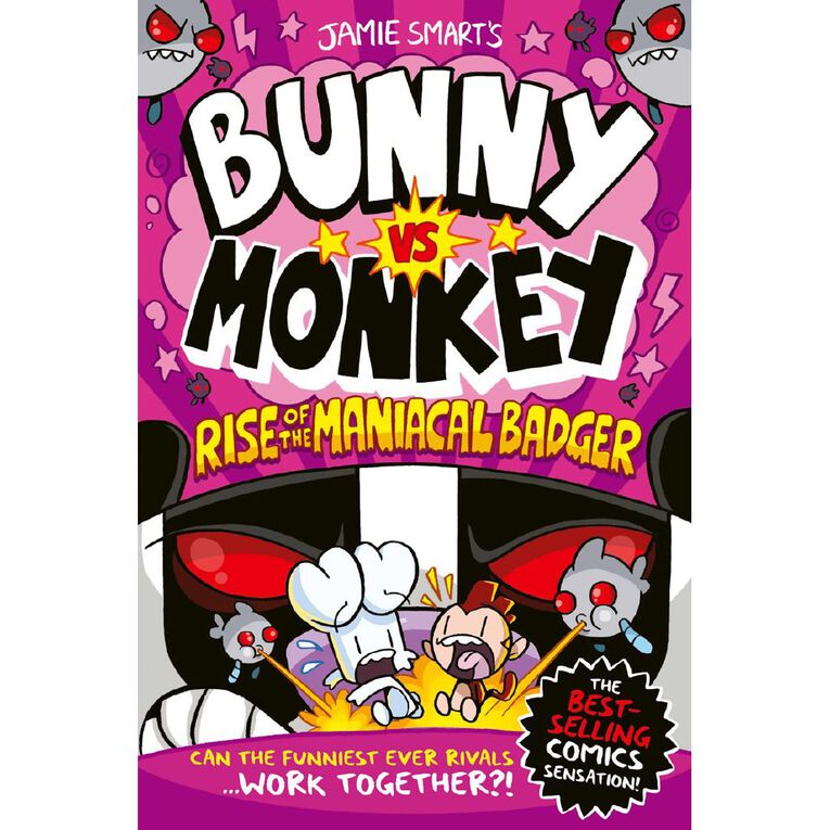 Bunny vs Monkey #5 Rise Of The Maniacal Badger by Jamie Smart, , hi-res