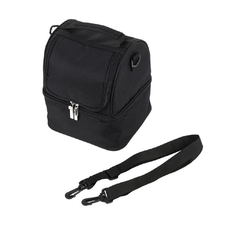 Living & Co Double Decker Lunch Bag Basic Black, , hi-res