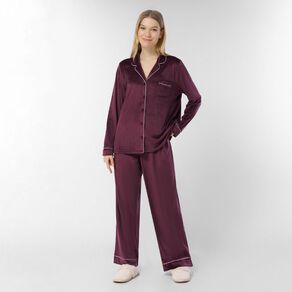 H&H Women's Mink Button Up Pyjama Set