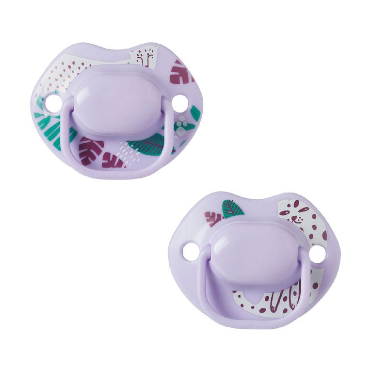 Tommee Tippee 6-18 Months Closer To Nature Silicon Soother 2 Pack, , hi-res