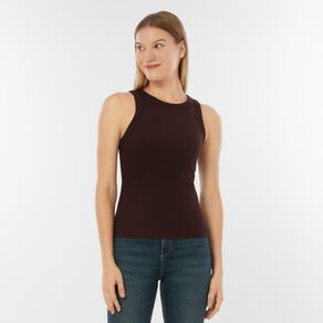 H&H Women's Rib Racer Back Tank