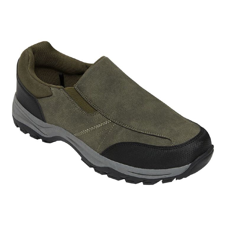 H&H Men's Wallace Slip On Sneakers, Khaki, hi-res