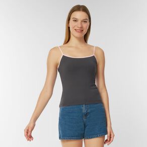Garage Women's Contour Contrast Trim Camisole