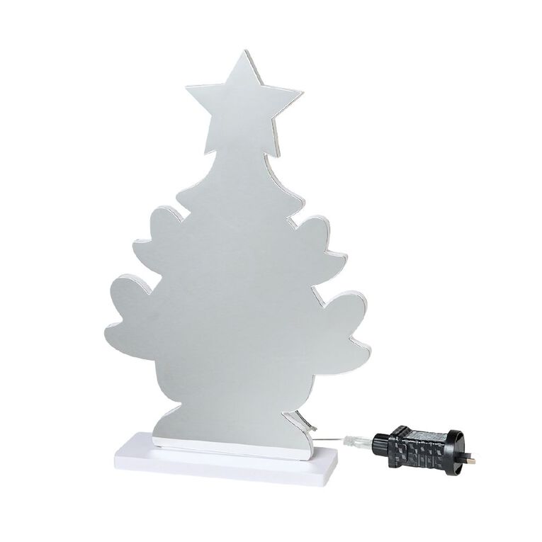 Wonderland Plug-In Mirrored Tunnel Tree Light 37cm, , hi-res