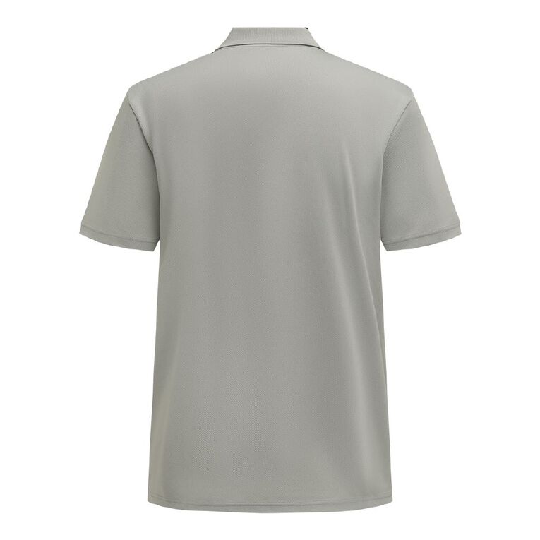 Active Intent Men's Cooldry Polo, Grey, hi-res