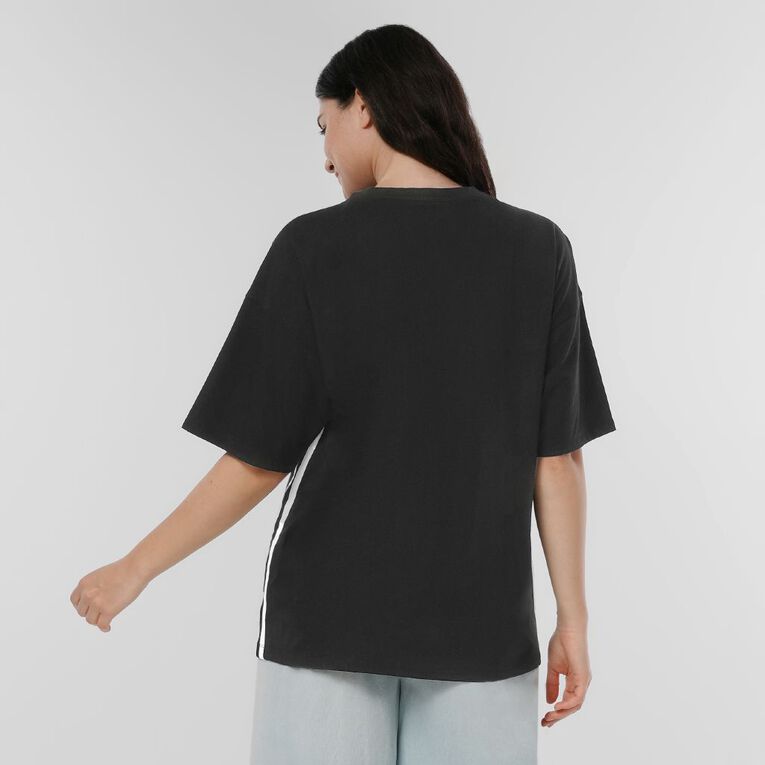 Tupac Women's Tupac Side Stripe Tee, Black, hi-res