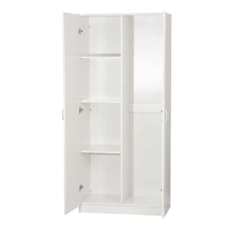 Living & Co 2 Door Broom Cabinet, , hi-res