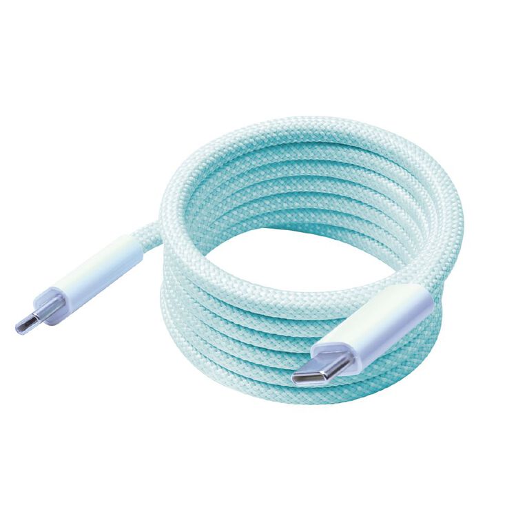 Tech.Inc USB C To C 1m Magnetic Cable TICCMAGN Green, , hi-res