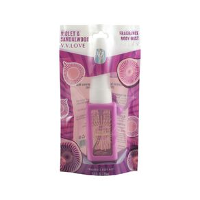 VV Love Body Mist Silicone Case Violet & Sandalwood 30ml
