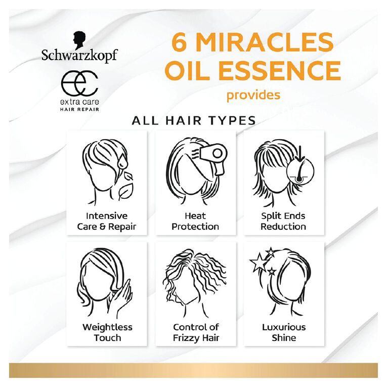 Schwarzkopf Extra Care 6 Miracles Oil Essence 100ml, , hi-res