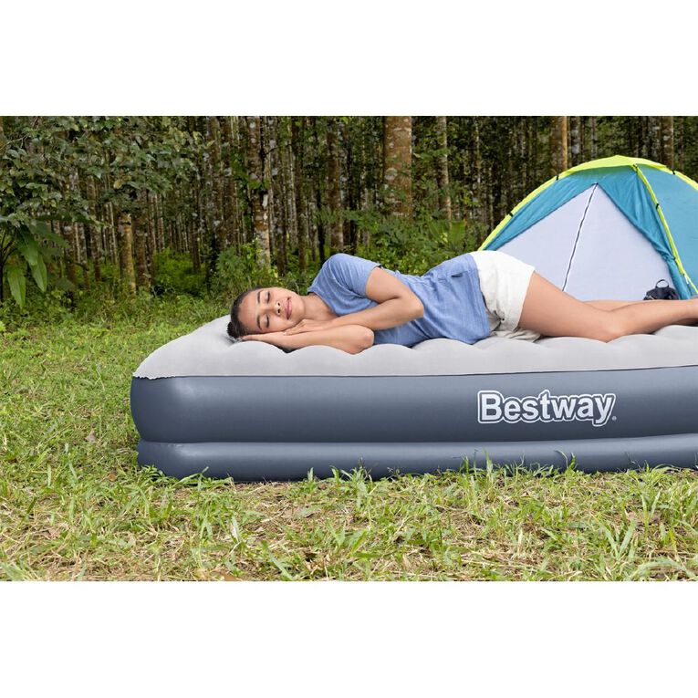 Bestway Tritech Queen Air Mattress with Removeable USB Pump 36cm, , hi-res