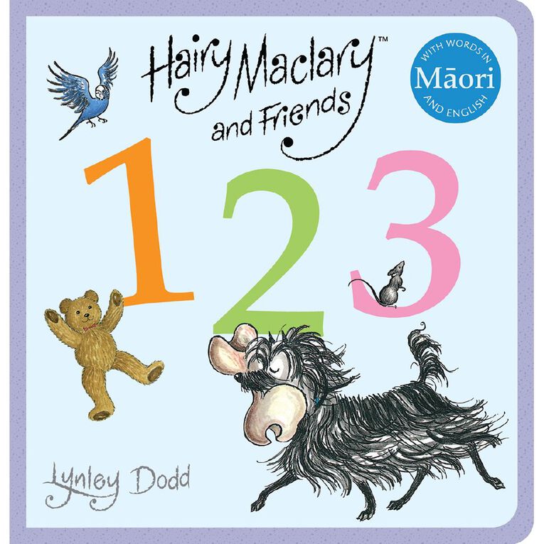 Hairy Maclary & Friends: 123 in Maori and English by Lynley Dodd, , hi-res