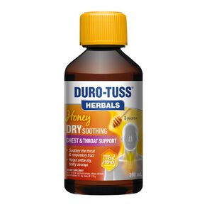 duro-tuss herbals dry honey liquid 200 ml