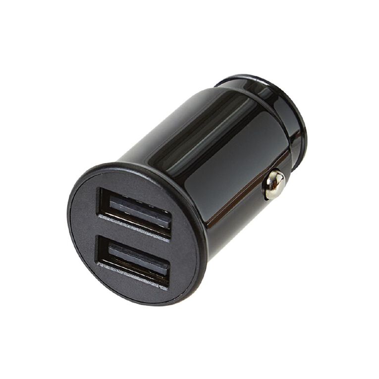 Tech.Inc Dual USB Car Charger 2.4A Black, , hi-res