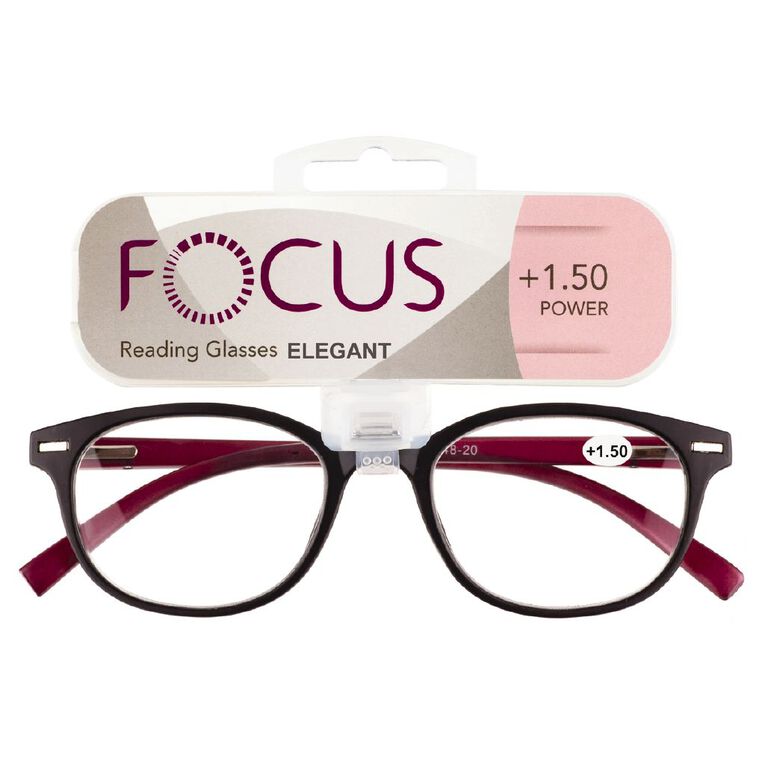 Focus Elegant 1.50 Power Reading Glasses, , hi-res