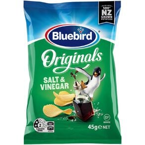 Bluebird Originals Salt & Vinegar 45g