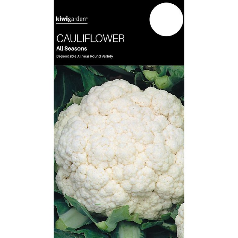 Kiwi Garden Cauliflower All Seasons Seeds, , hi-res