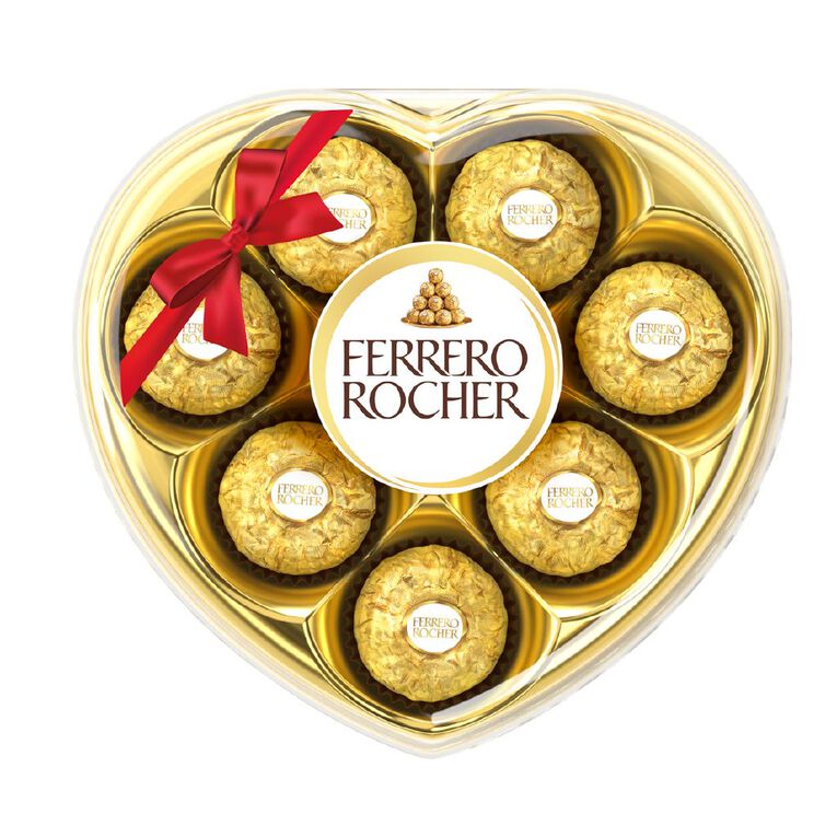 Ferrero Rocher 8 Piece Heart 100g, , hi-res