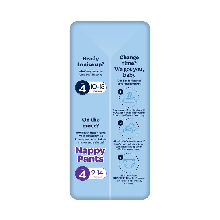 Huggies Boys' Convenience Nappy Crawler Size 3 6-11kg 22 Pack, , hi-res