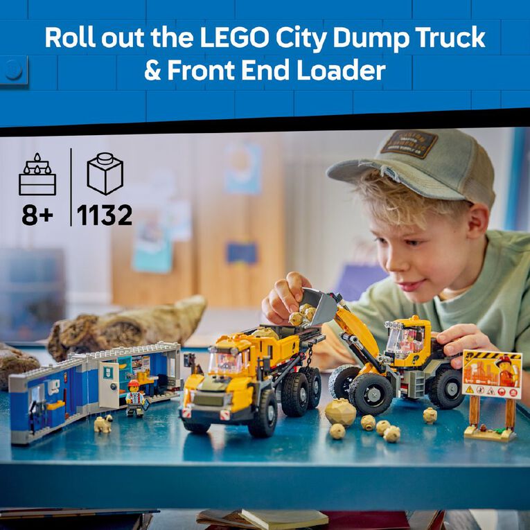 LEGO CITY Dump Truck & Front End Loader 60494, , hi-res