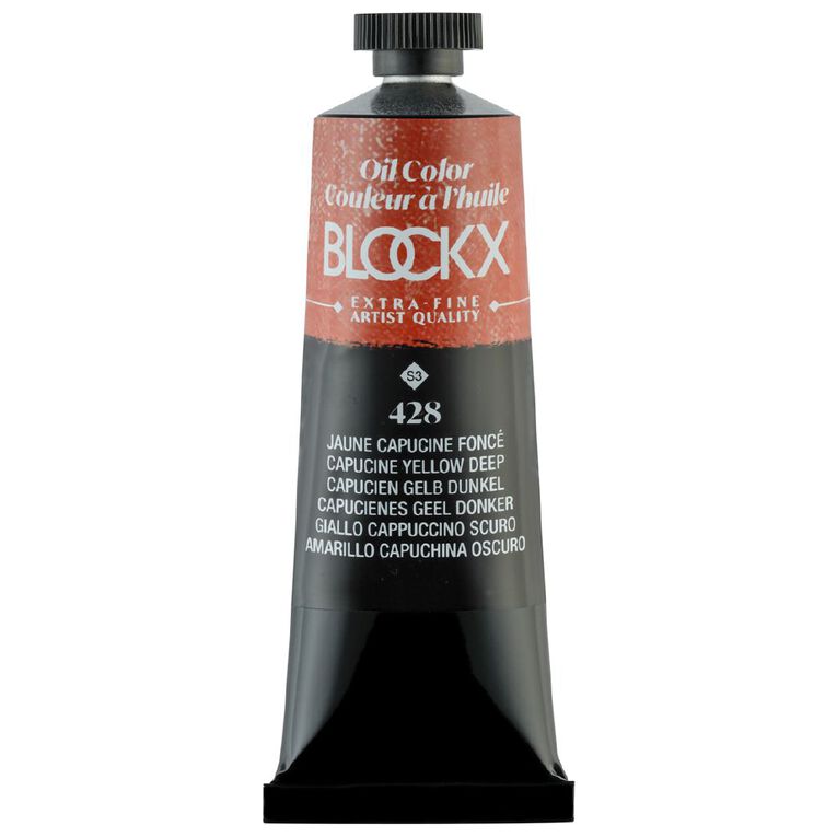 BLOCKX Oil Tube 35ml S3 428 Capucine Deep Yellow, , hi-res