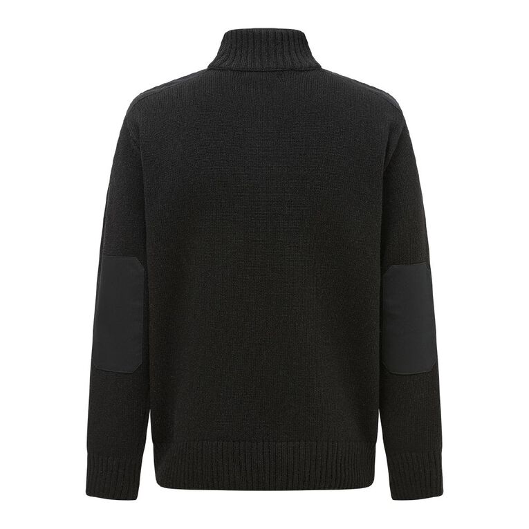 Back Country Adults' Wool Jumper, Black, hi-res