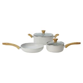 Living & Co Cookware Set Cream