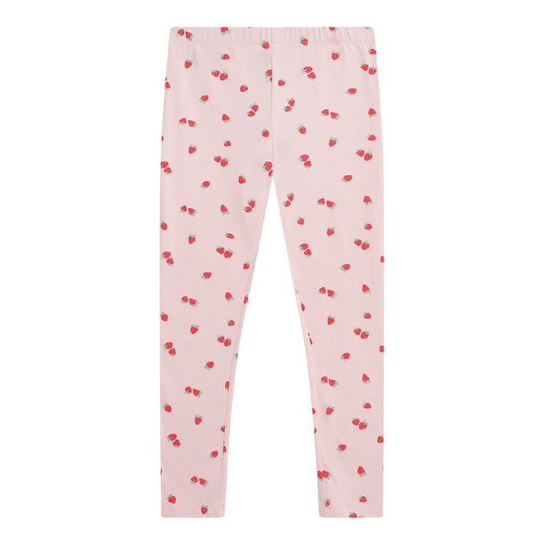 Young Original All Over Print Leggings, Pink Mid, hi-res