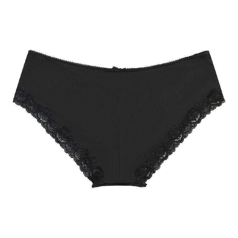 H&H Women's Florence Boyleg Briefs, Black, hi-res