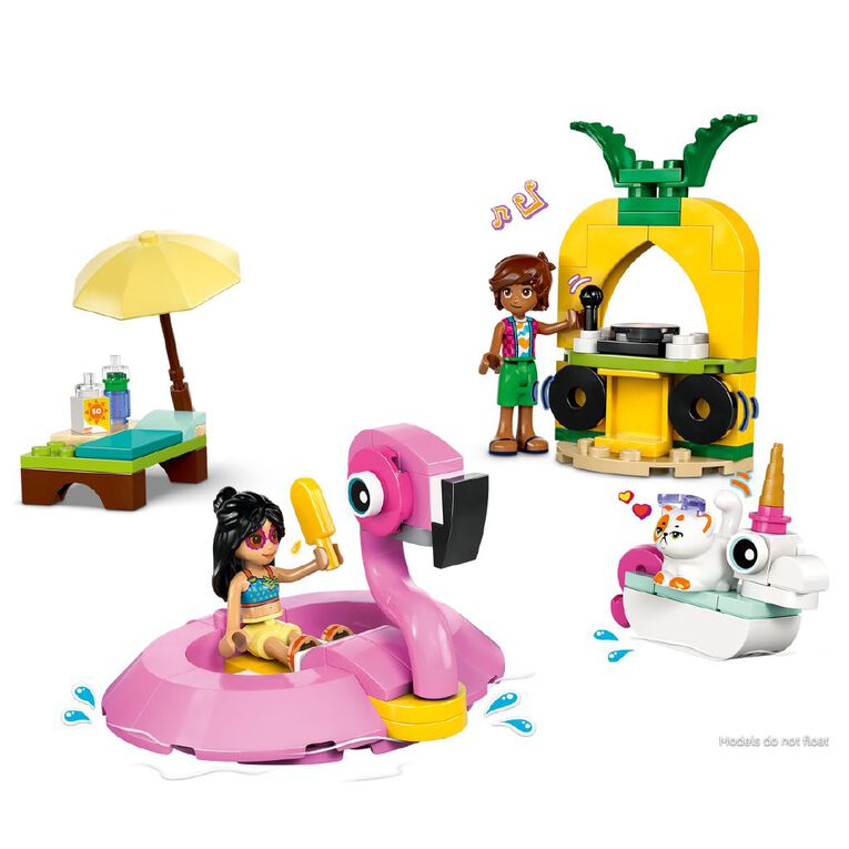 LEGO Friends Unicorn & Flamingo Pool Party 42658, , hi-res