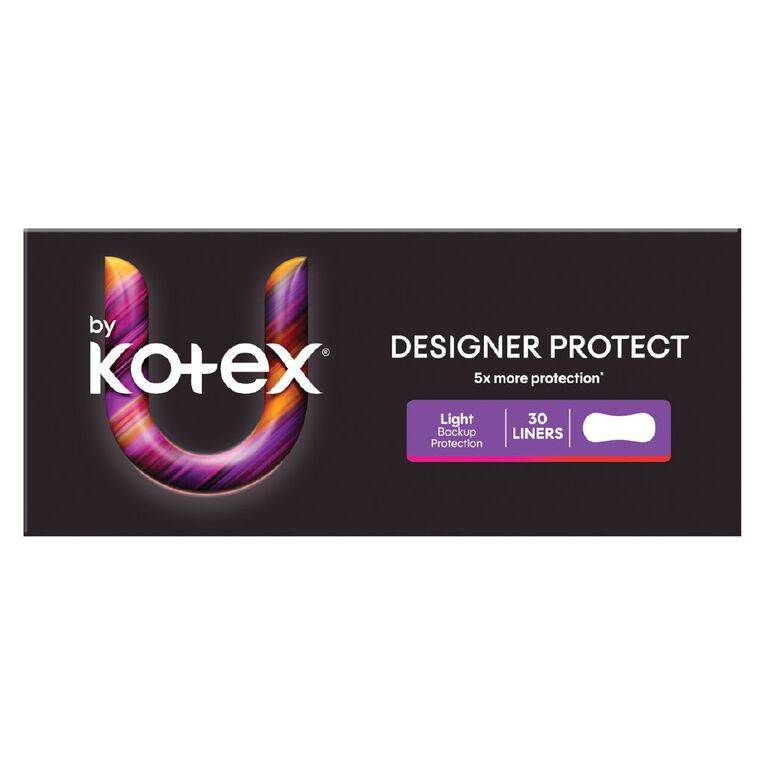 U By Kotex Printed Design Protect Liners 30 Pack, , hi-res