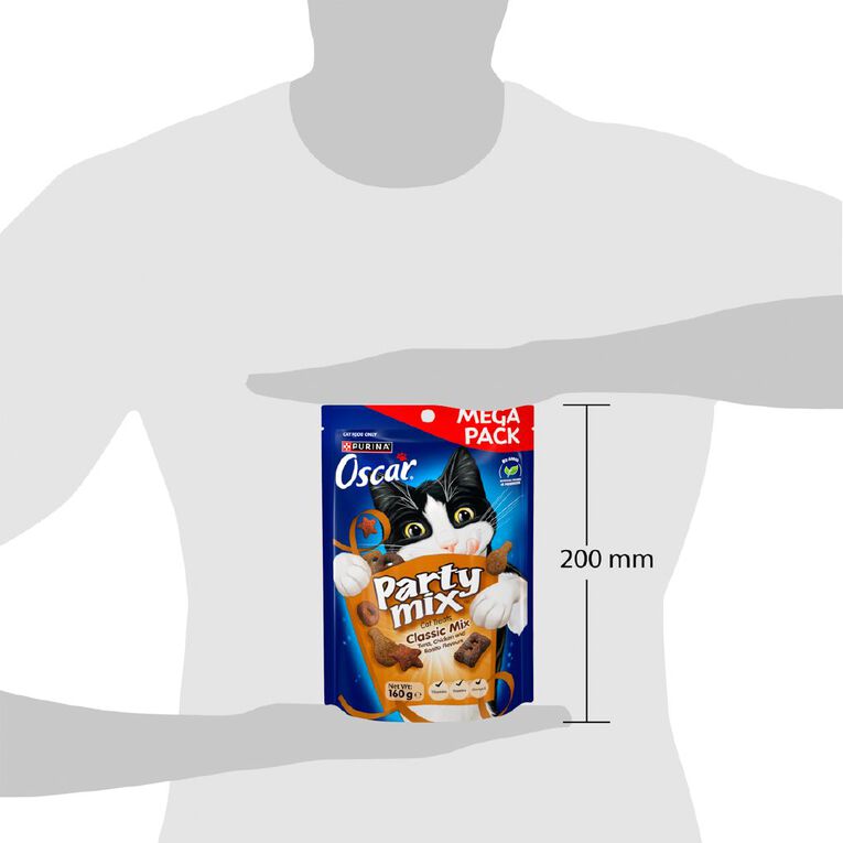 Oscar Party Mix Classics Cat Treats 160g, , hi-res