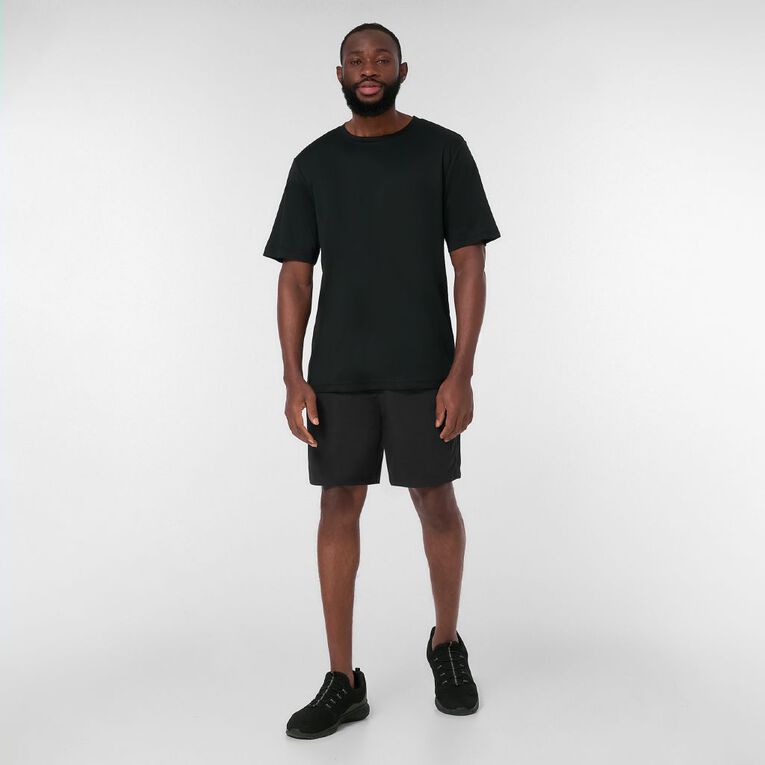 Active Intent Men's Woven Sport Shorts, Black, hi-res