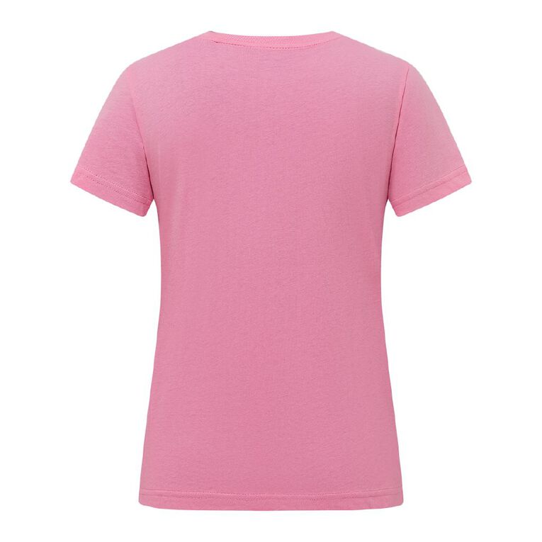 H&H Women's Short Sleeve Crew Neck Cotton Tee, Pink Mid, hi-res