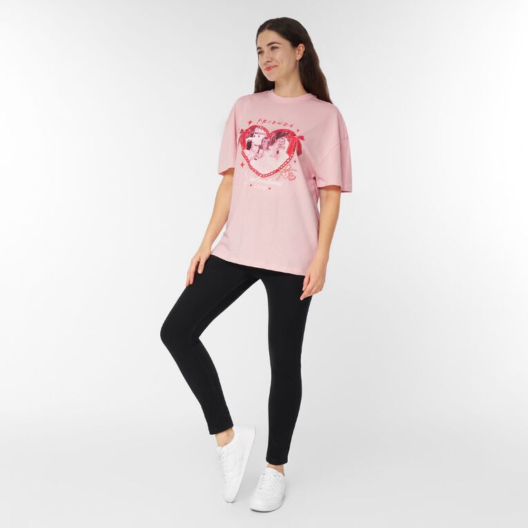 Friends Women's Galentines Club Tee, Pink Light, hi-res