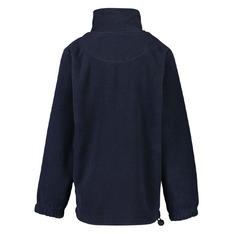 Schooltex Pukekohe Hill New Polar Fleece Top with Embroidery, Navy, hi-res