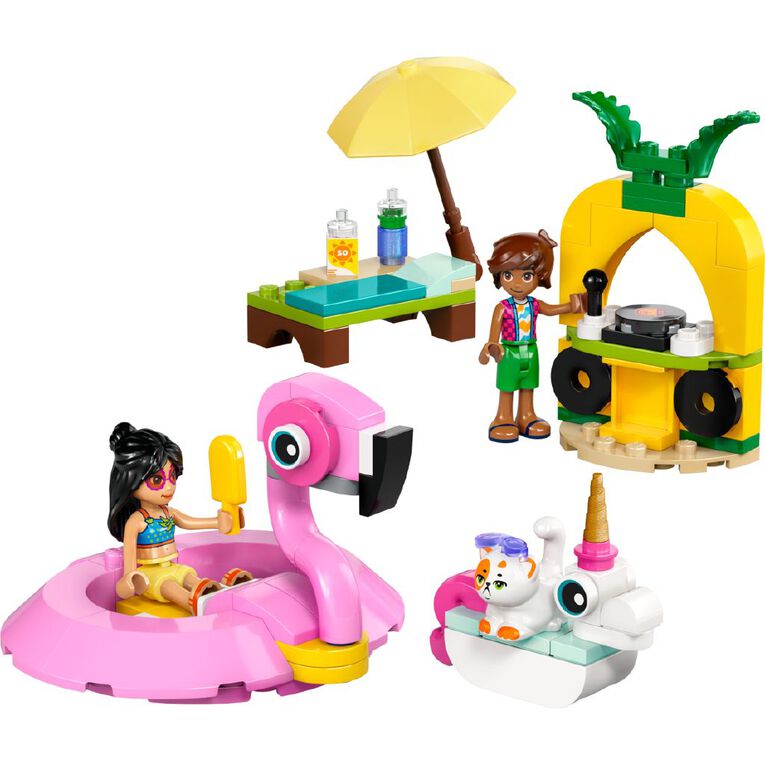 LEGO Friends Unicorn & Flamingo Pool Party 42658, , hi-res